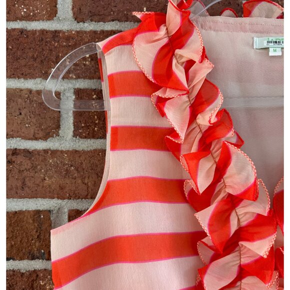 Jade by Melody Tam Stripe Ruffle Neck Dress - Picture 6 of 10